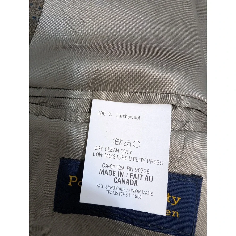 Ralph Lauren Polo University Club 100% LambsWool 2 Button Blazer Sport Jacket 44